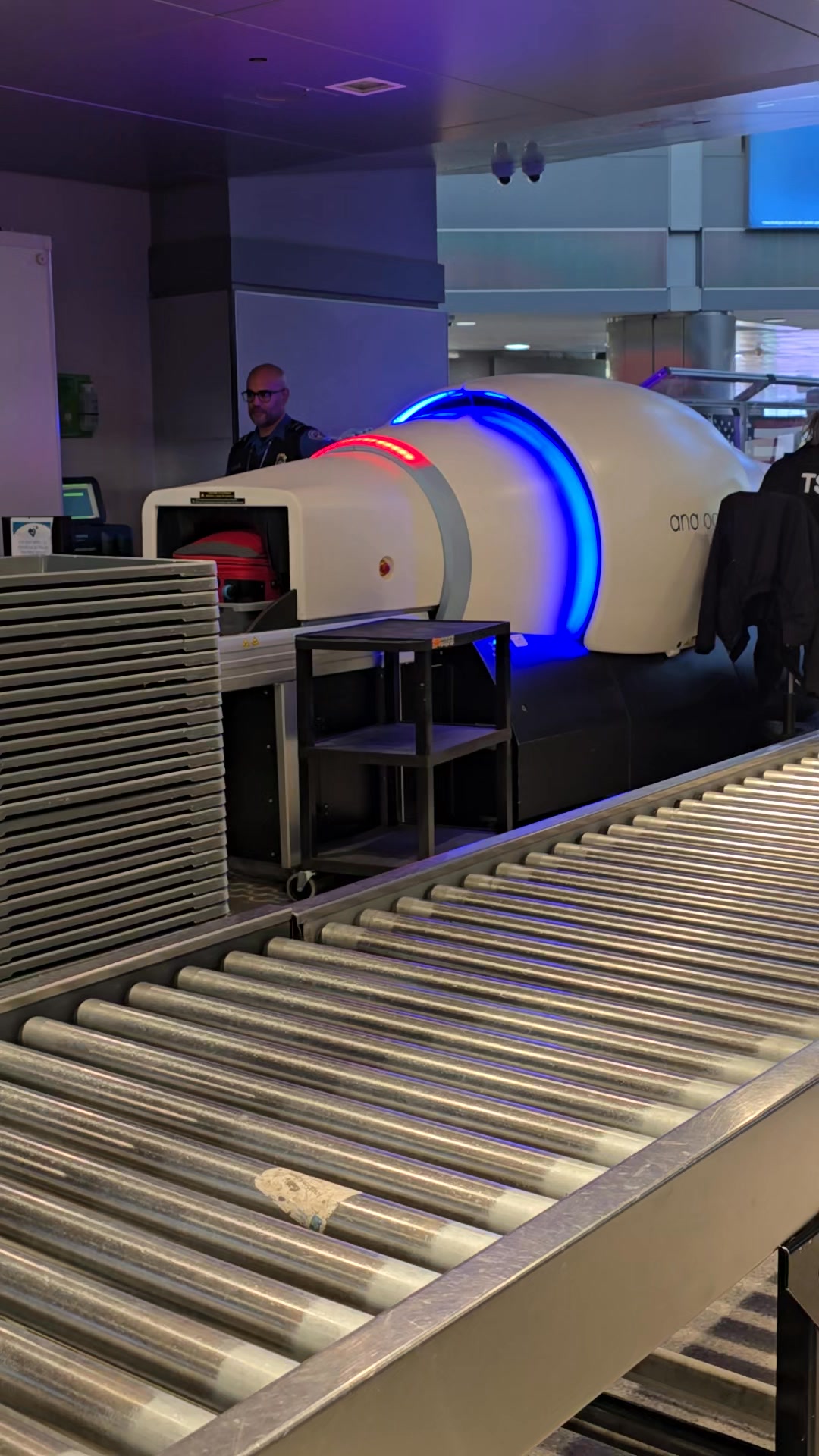 Complimentary CT scan going through security? 💀☠️ but it is fast though!