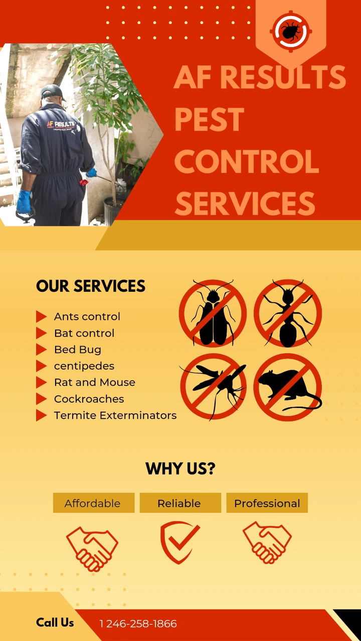 #pestcontrol #pestcontrolservices #afresults #bestinthebusiness #batmanbarbados #termitecontrol