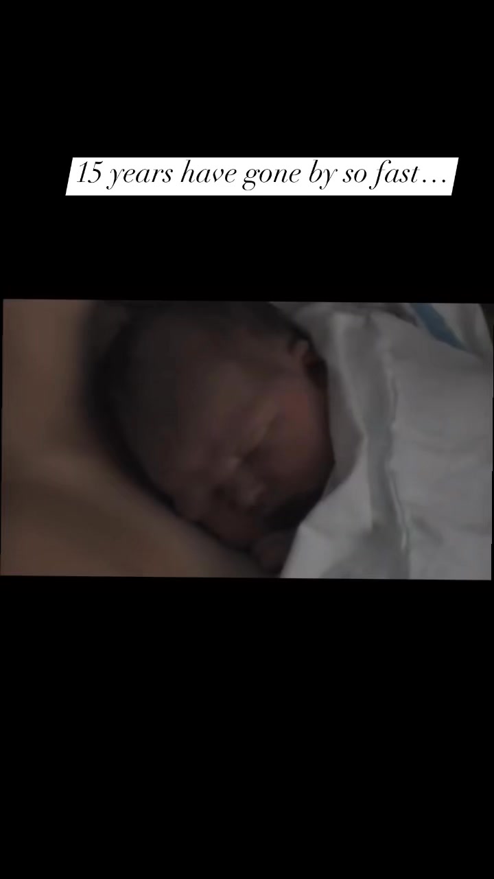 Happy 15th trip around the sun to our beautiful, intelligent, 4.2 gpa wonder 💕