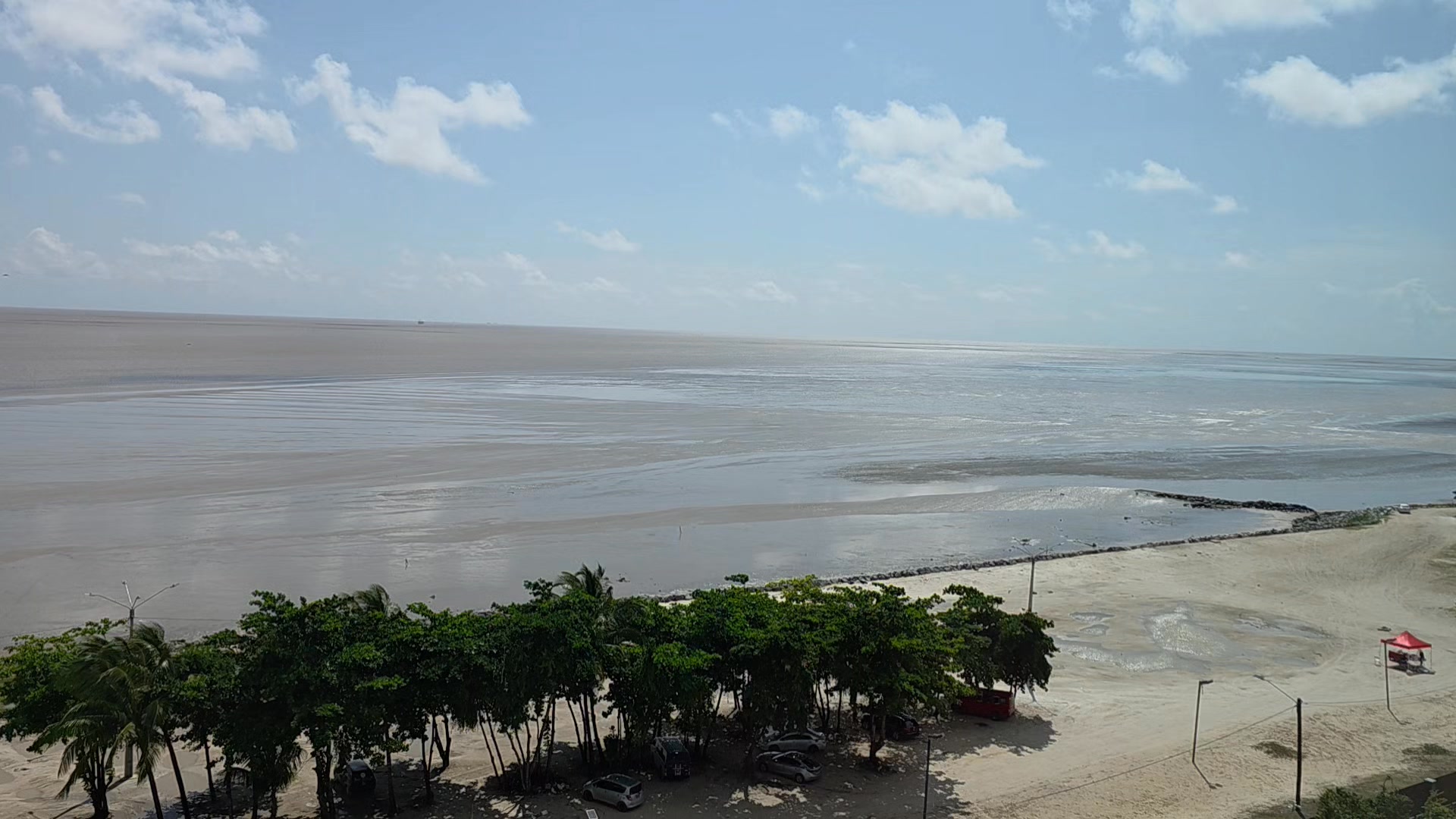 Low tide on a gorgeous day in Guyana!