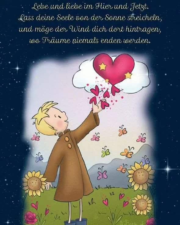 Jeder von uns ist Teil dieses wunderbaren Universums. Dieselben Gesetze, die die Planeten um die Sonne kreisen lassen, bestimmen auch die kleinsten Teilchen in unserem Körper. Mit jedem Atemzug atmen wir das Universum ein und werden eins mit ihm. Mit jedem Schritt, den wir auf diesem Planeten tun, erforschen wir ein Stück dieses großen Geheimnisses. Es ist eine Reise des Erkennens und Entdeckens, eine Reise des Lernens und des Wachsens. Vergiss nie, dass du ein Kind des Universums bist, einzigartig und besonders. Dein Platz in diesem Universum ist wichtig und wertvoll, dein Beitrag notwendig und unersetzlich. Du bist hier, um zu lieben, zu lernen und zu leben. Du bist hier, um dein Licht in die Welt zu tragen und sie zu einem besseren Ort zu machen.
Wundervollen Donnerstag, erkenne und entdecke heute, du bist hier um zu lieben, du bist hier um dein Licht in die Welt zu bringen und es zu einem besseren Ort zu machen.
liebevoll Conny💞💞
#jederTeilvondir
#dieselbenGesetze
#jederAtemzug
#werdeeinsmitdemUniversum
#erkennen
#entdecken
#innereskind
#einzigartig
#fröhlich
#unersetzlich
#dubisthier