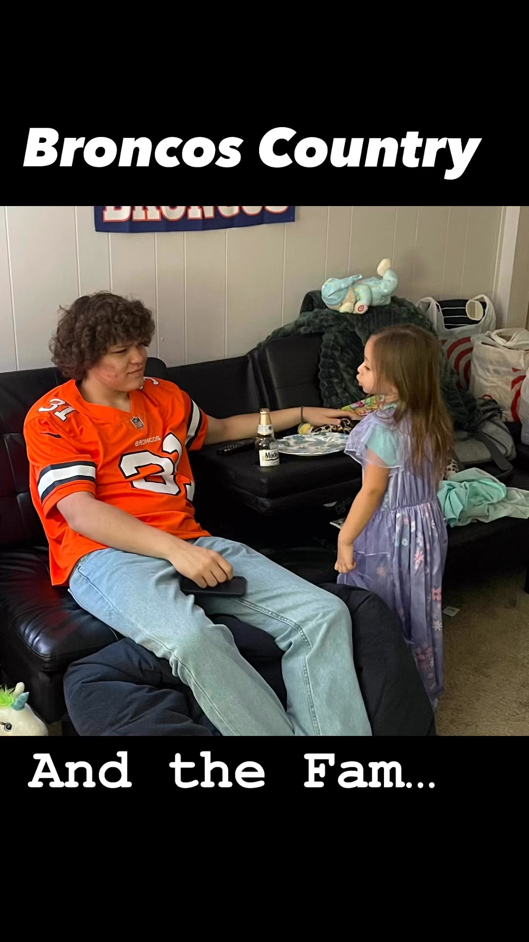 Let’s Go Broncos! #Lyriq Your #reallife with your #dad