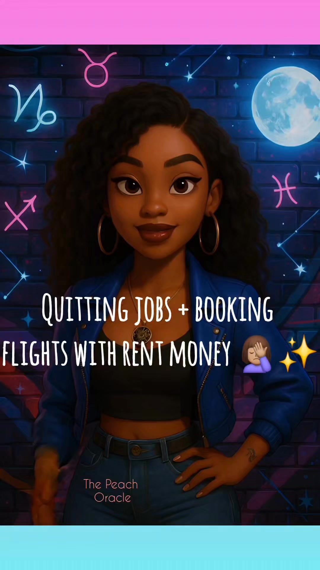 You quit your job in your head, learned Spanish on Duolingo, and booked flights with rent money ✈️💳.
Babe, you’re not manifesting — you’re a broke travel blogger 💀✨.
— AstroCosmicBaddie
👉🏽 Where would YOU fly today? 👇🏽
#SagittariusMoon #MoonMood #AstrologyHumor #ZodiacTok #AstroRoast #AstrologyMemes #AstroComedy #MoonSigns #SagittariusSeason #AstroCosmicBaddie