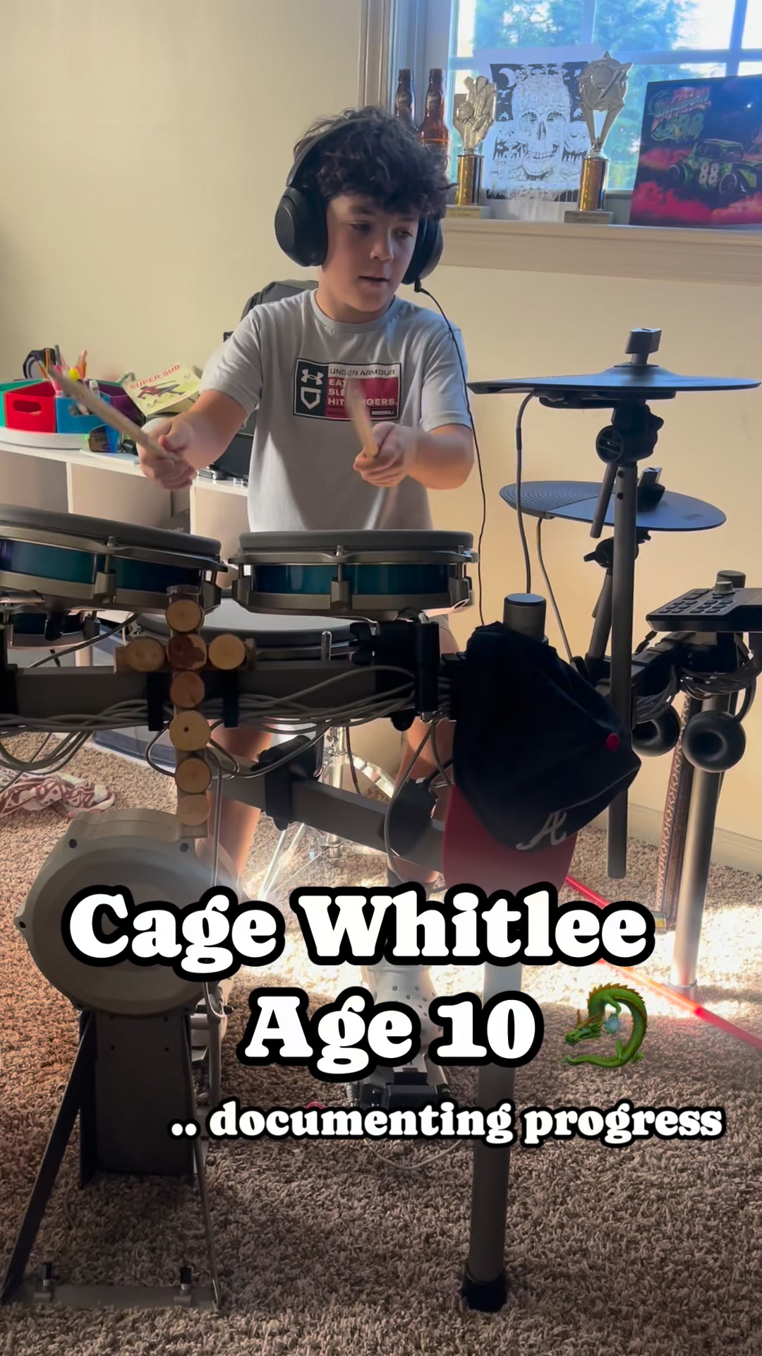 Just here documenting his progress so over the years he has it to look back on! #proudmama