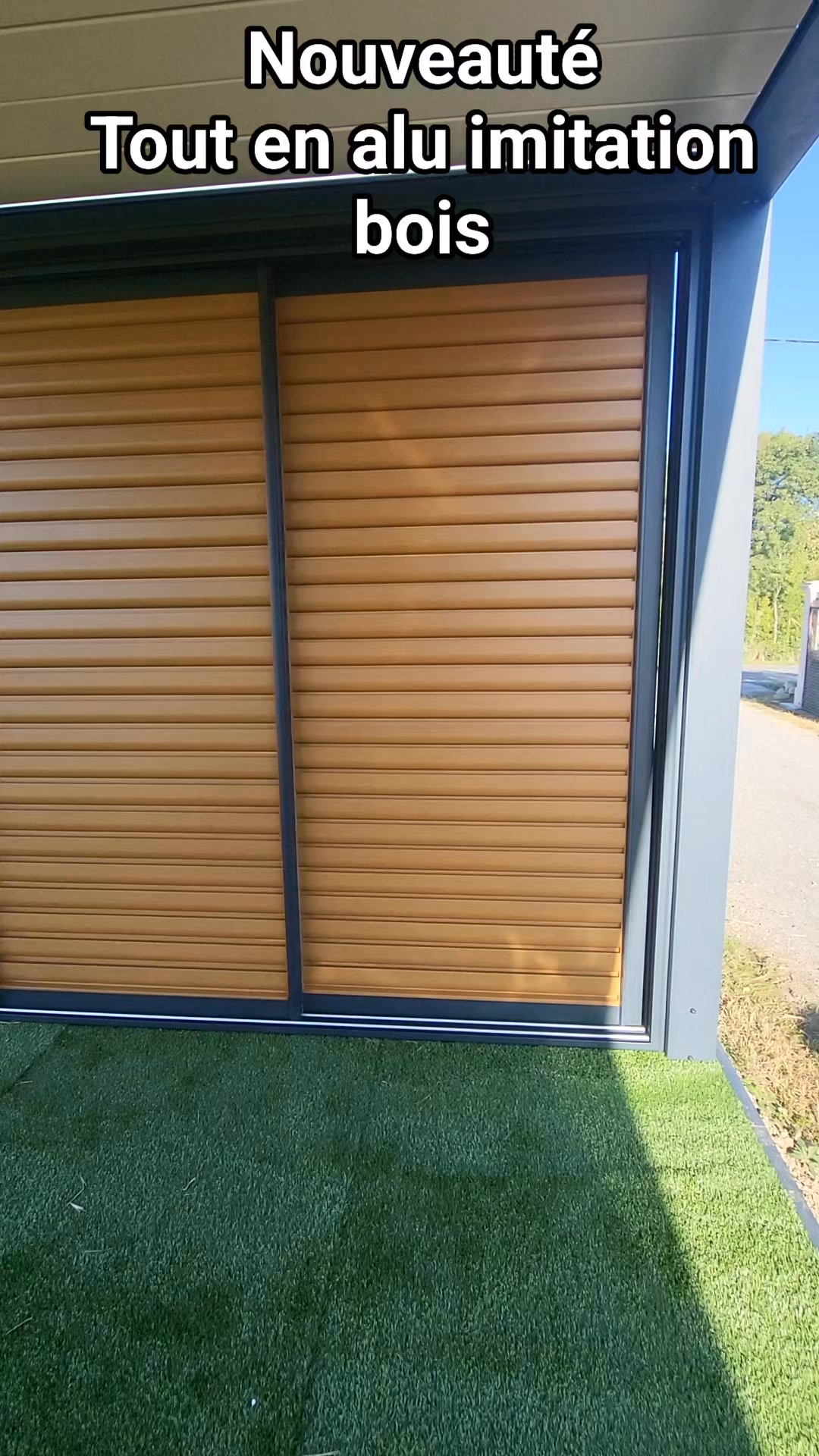 Nouveauté
Tout en aluminium, imitation bois !
Esthétique, sans entretien et durable 🤗