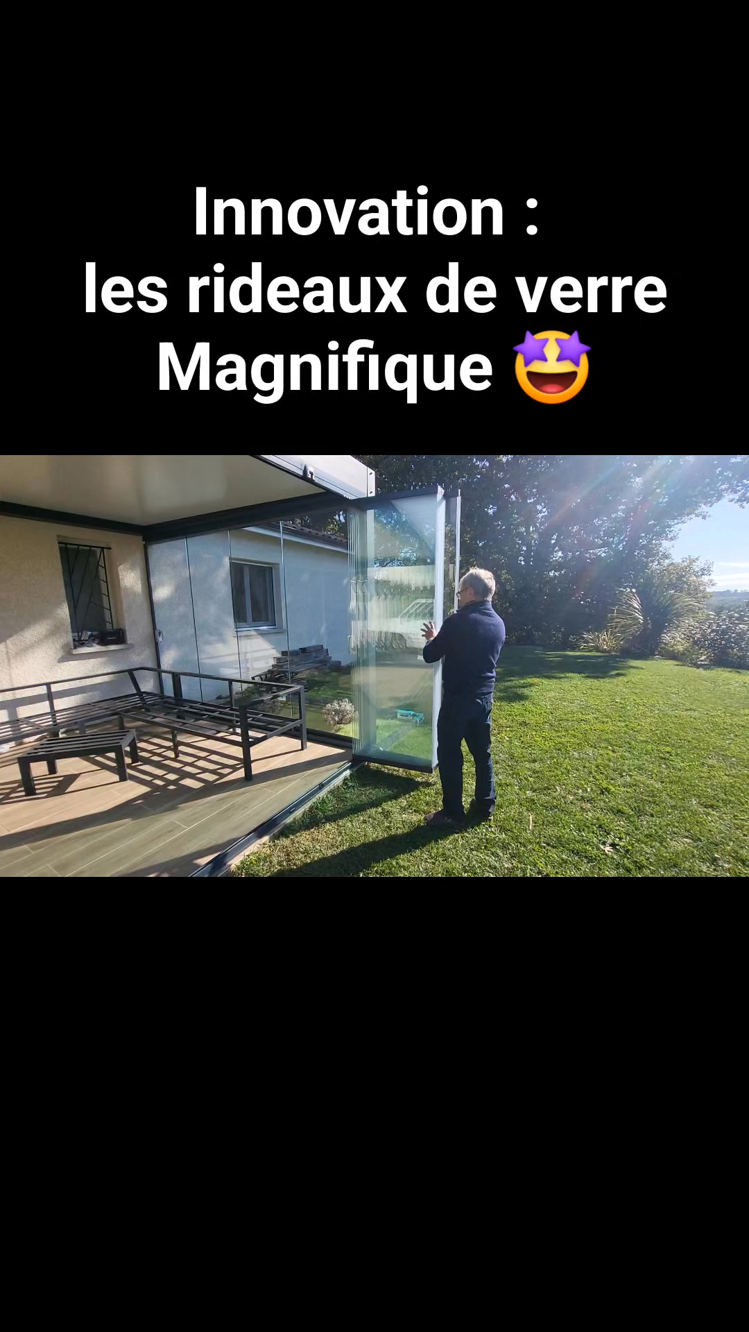 Installez des rideaux de verre pour fermer votre pergola... Une technologie unique, innovante, esthétique, pratique, lumineuse... ☀️
Magnifique 🤩