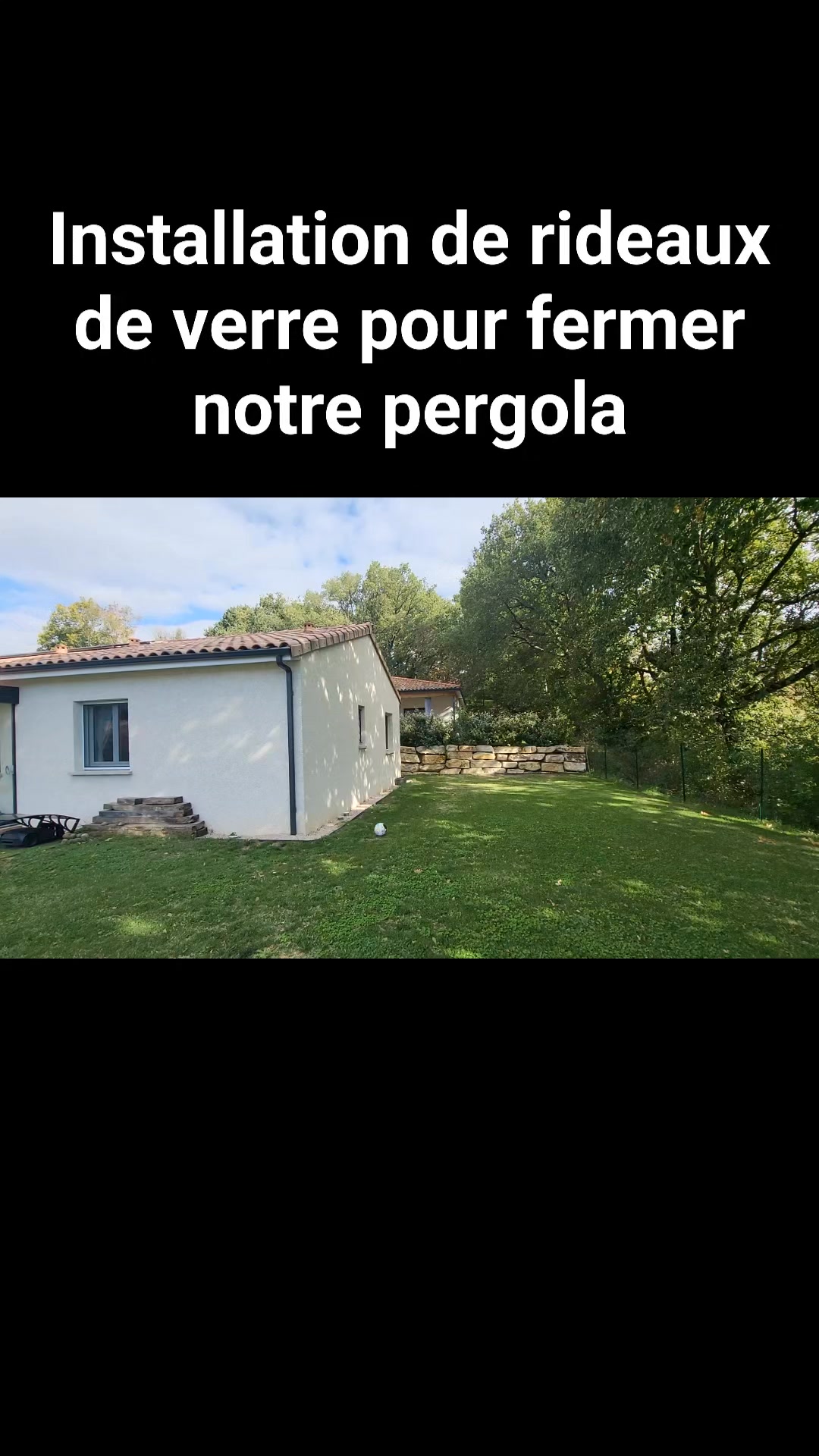 Installation des rideaux de verre pour fermer notre pergola 🍀
Rdv chez Créalu Diffusion et Véranda et Verrière de France
#gers #toulouse