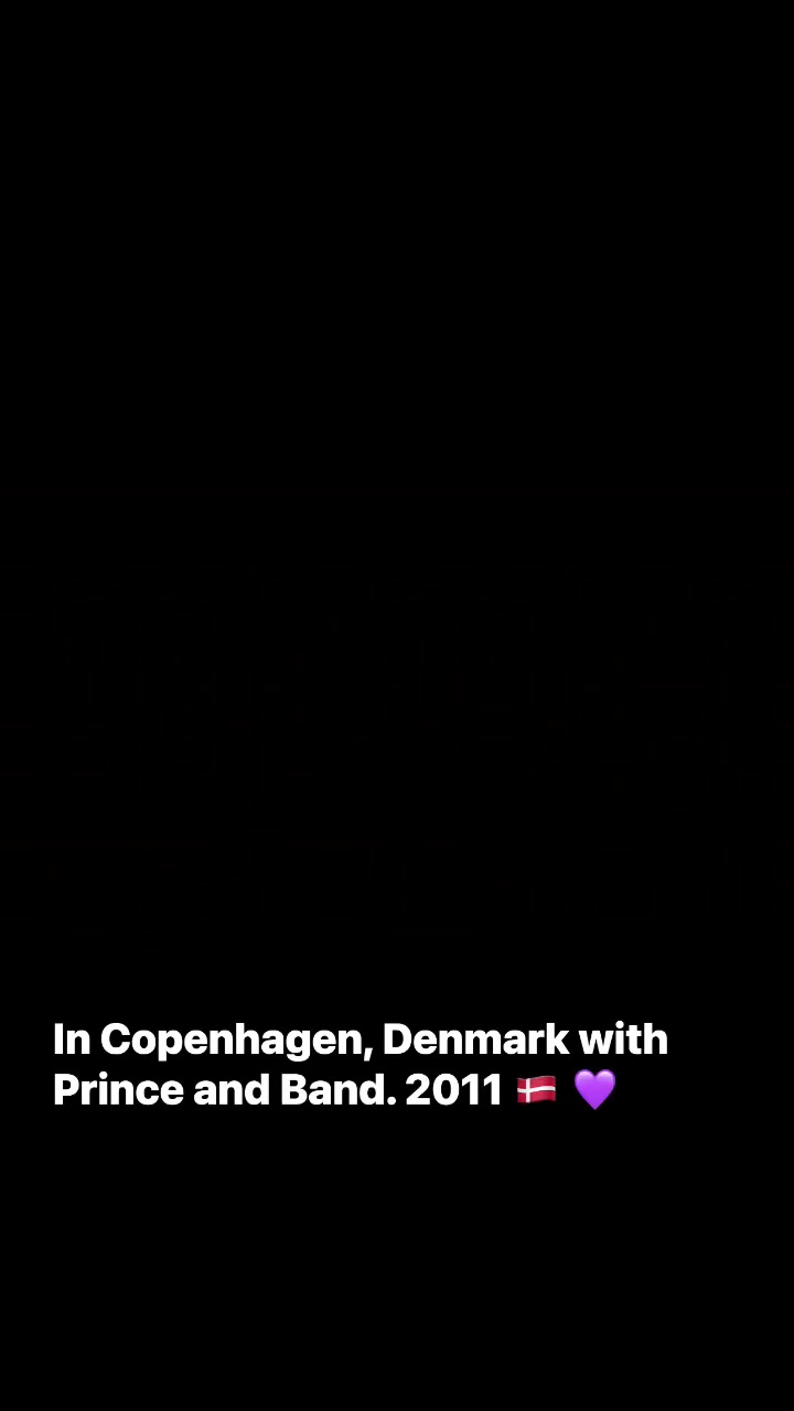 In Copenhagen, Denmark with Prince and Band. 2011