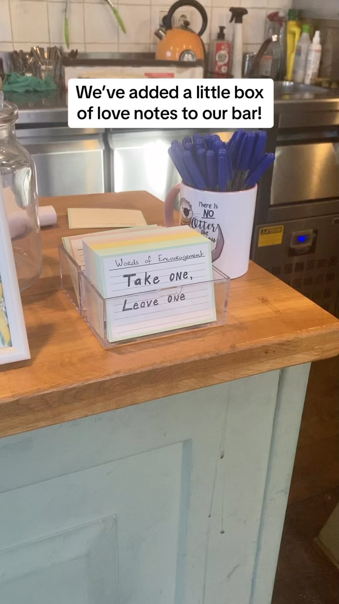 💛 Spread the love 💛
From today on, you can find our little box of love notes at the bar! Write some words of encouragement to a stranger, and receive some love in return 💛
On Sunday September 10th we will also donate €1 for each note written, on top of our usual chocolate chip cookie donations and donating tips from that day.
(We know we said dancing before, but we liked this better!)
#spreadlove #kindness #vegan #cafe #amsterdam