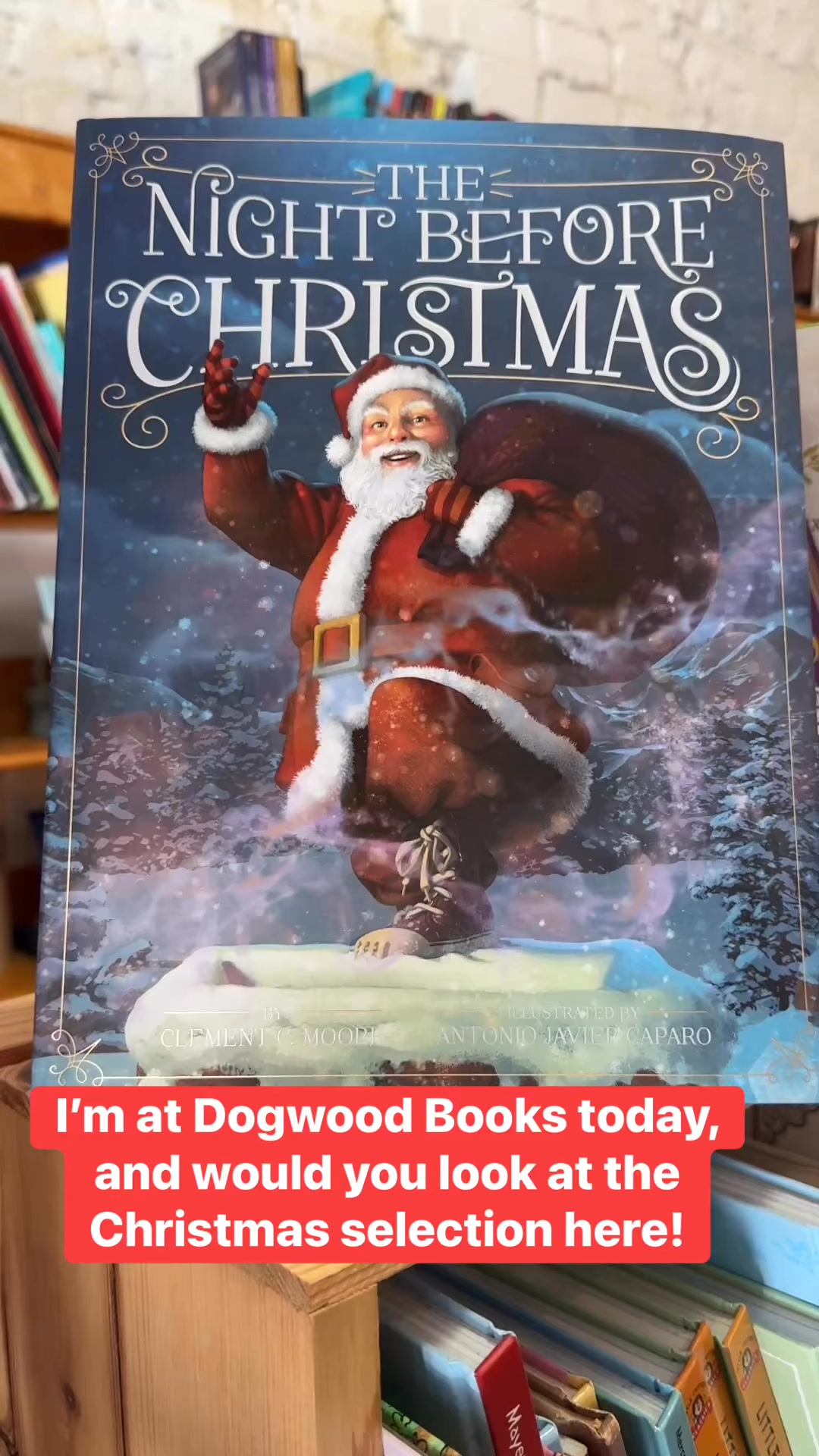 Come see me at Dogwood Books today! There are some beautiful Christmas books here today!