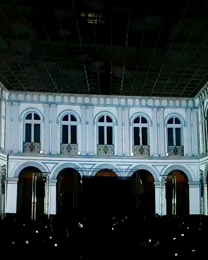 Vidéo mapping immersif @palaisdelabourse_wtc @frenchtechbdx