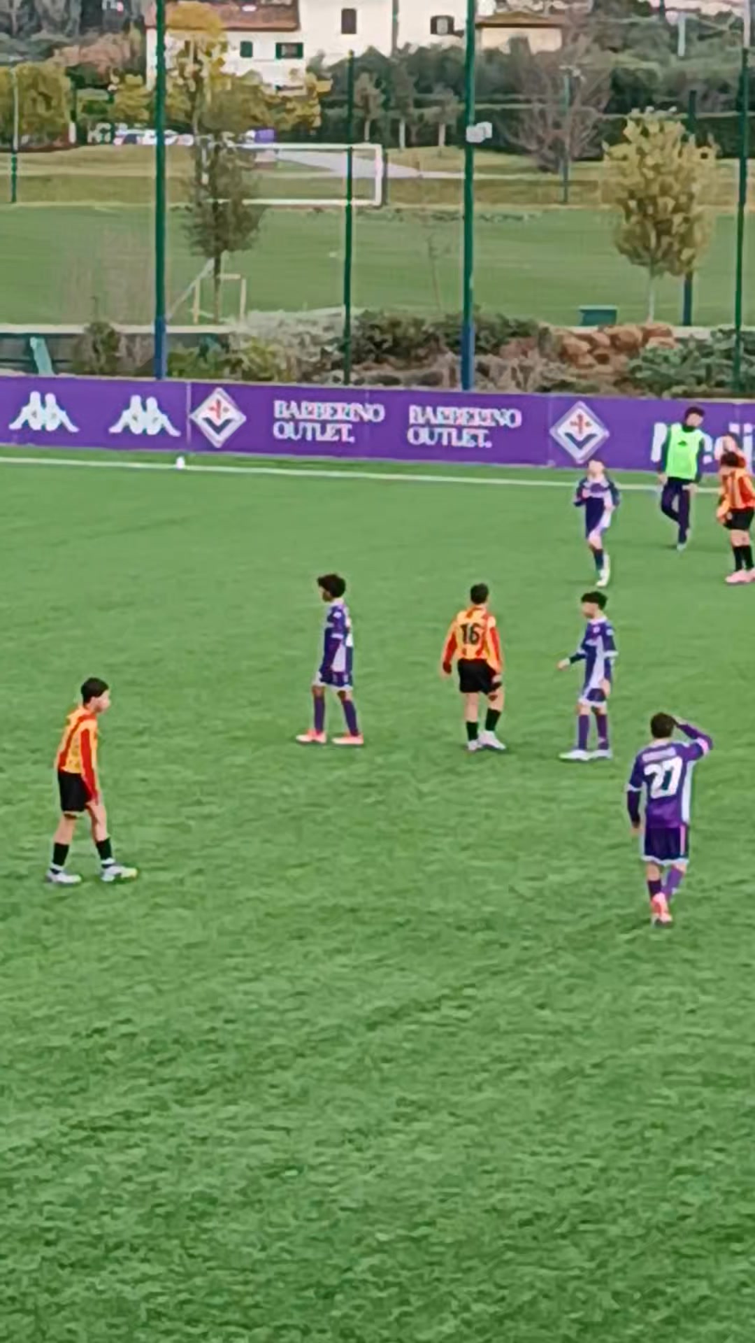 Samuel mi nieto jugando en La Fiorentina
