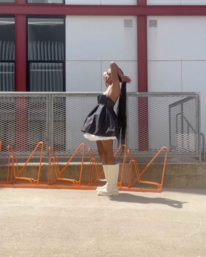 Denim Babydoll Dress 🖤