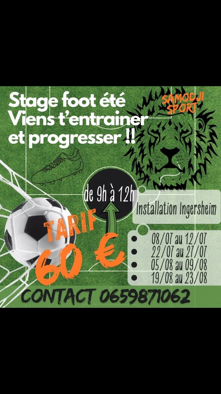 Stage été foot ⚽️ 🔥#samodjisport #samodjisportstage#samodjifootballacademy #stagefootété #perfectionnementfoot