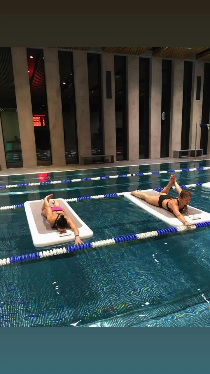 Aqua fitness in it‘s toughest form-Lots of fun, serious stability workout& challenges.
Truly recommend to try if you don‘t mind to get wet