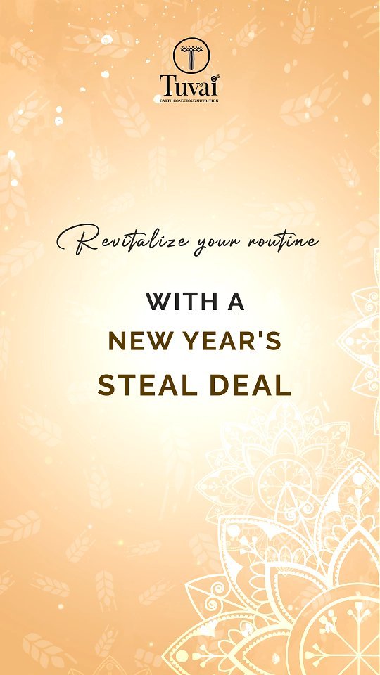 Sitewide 24% discount:
Use code: TUVAI24
at checkout to start your New Year on a wholesome note with Tuvai, the premium Natural Food Brand from Jharkhand.
From field-fresh goodness to kitchen essentials, savour every bite guilt-free.
Every purchase is a pledge to a healthier you and a healthier planet. Don't miss this limited-time opportunity to redefine your choices.
Shop our premium natural products at www.tuvainature.com
-
-
#tuvainature #organicproduct #JharkhandPride #OrganicGoodness #farmerslife #indianfarmers #sustainbleagriculture #traditionalfarmingpractices #organicfarmers #Newyear2024