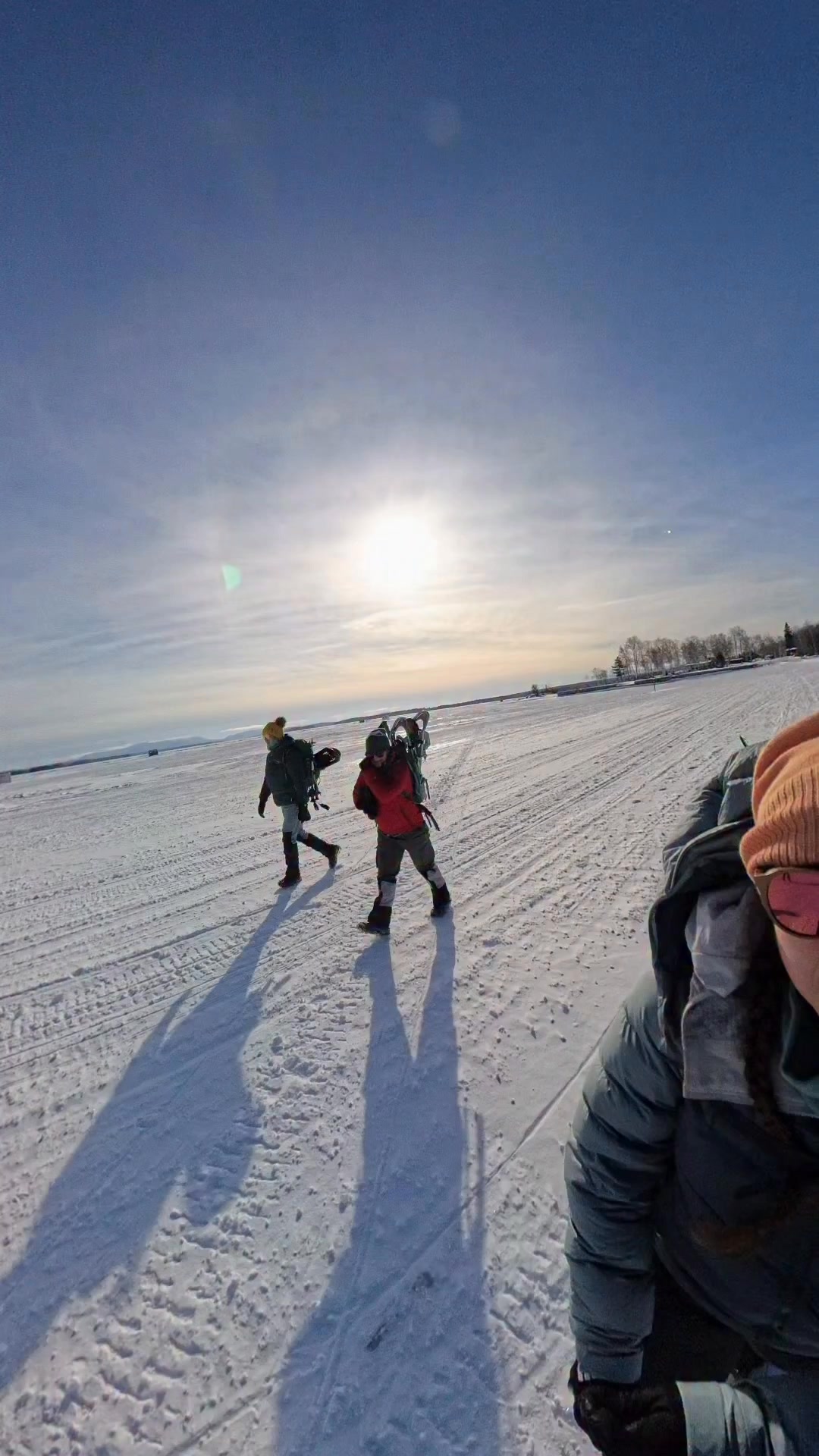 A small glimpse into our Rockwood retreat weekend headed up Mount Kineo! #maine #guide #hcmaineadventures #rockwood #winterwonderland