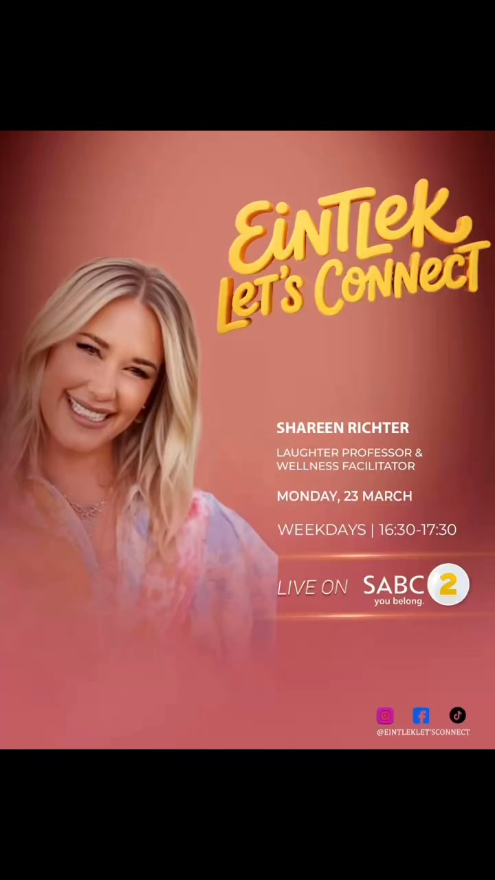 You don’t need a vacation you need a sixty second laughter reset! I’ll be shareing the full segment of the show tomorrow in the meantime #smile#laughtercoachinglaughteryoga Shareen Maram Richter