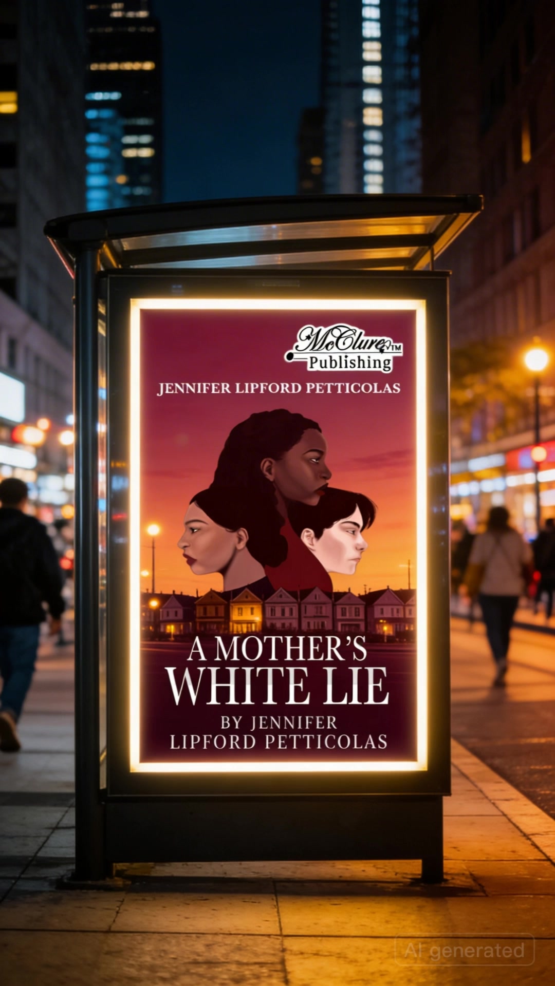 This is a must read book. The author ✍️ Jennifer Lipford Petticolas fiction novel setting is in Virginia. https://mcclurepublishing.com/product/a-mothers-white-lie/