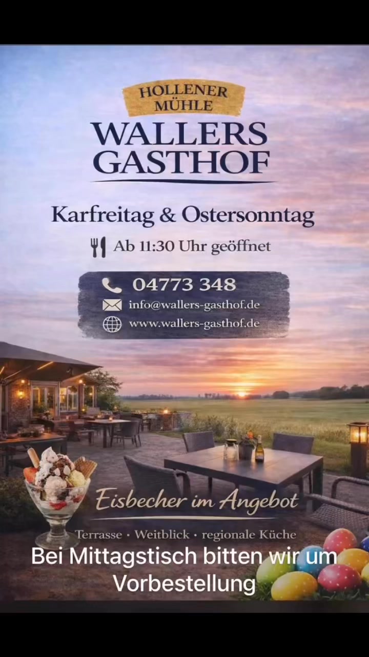 #wallersgasthof #eis #feiern #scheune #hollnseth #ostern #hochzeit #saal
