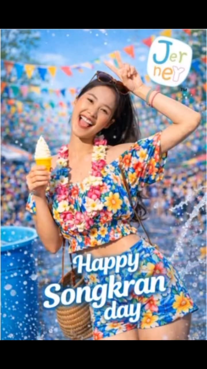 💦 Happy Songkran Day!
🍦 เล่นน้ำให้สุด แล้วเติมหวานด้วย Jerney Premium #Softserve
✨ นุ่ม หอม อร่อย #พรีเมียม ทุกคำ
📍 แวะเลย เติมความสุขทุกเส้นทาง 💙