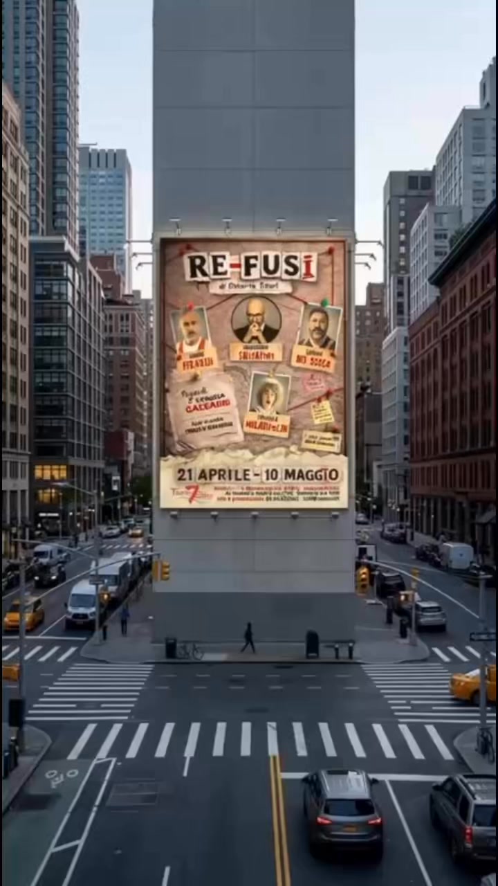 RE-FUSI” 🎭 dal 21 aprile al 10 maggio*
(di Roberta Skerl, regia Vanessa Gasbarri)
In scena: Alessandro Salvatori, Andrea Perrozzi, Walter Del Greco e Veronica Milaneschi
È una commedia colta e molto divertente: racconta di un correttore di bozze ossessionato dall’ordine, che vive in un appartamento pieno di libri dove tutto deve essere perfetto. Il suo mondo però viene completamente stravolto dall’arrivo di due tecnici del citofono logorroici e una colf moldava travolgente.
Da lì si scatena un caos esilarante fatto di equivoci, scontri e situazioni imprevedibili, mentre fuori il Tevere minaccia di straripare e dentro casa esplode un vero “temporale” di gag 😄
È uno scontro tra ordine e vita vera, dove piano piano si capisce che la perfezione è un’illusione… e che la bellezza sta proprio negli errori, nei “refusi”.
📍 *Teatro 7 (via Benevento 23)*
🕘 *Mar-Sab 21:00 | Dom 18:00* (replica doppia domenica 3 maggio e sabato 9 maggio)