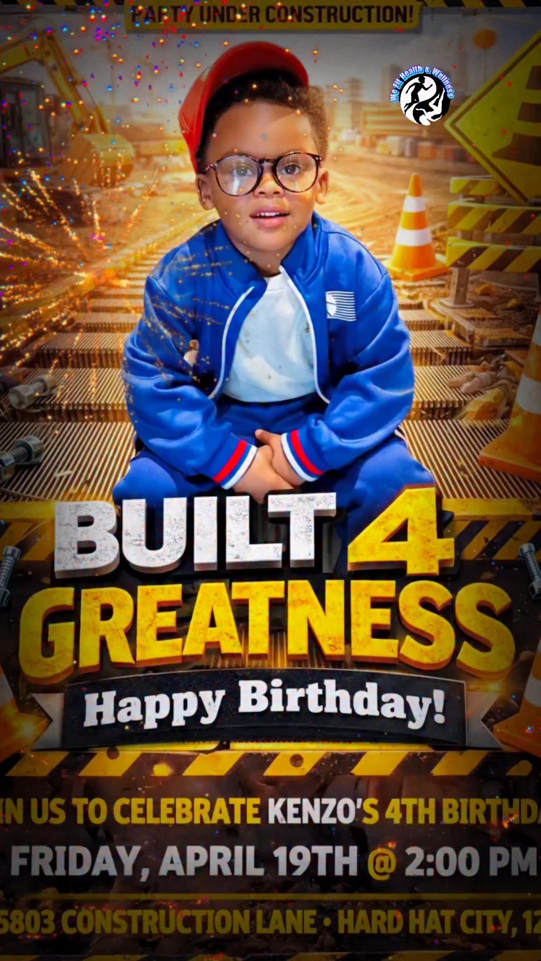 Happy 4Th Birthday To Our Grandson Kenzo We Love & Celebrate 🎊 You 🎉