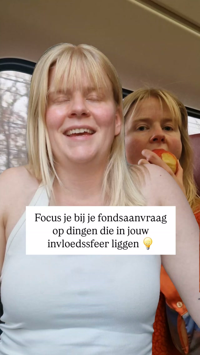De meeste fondsaanvragen worden afgewezen.
Deze uitspraak doet wat stof opwaaien 🤭 uiteraard is een reel van 5 sec met een tekst overlay wat kort door de bocht, maar wat ik hoop dat je eruit meeneemt:
Richt je aandacht en energie op datgene waar je onvloed op hebt!
Happy heatwave 🥵
