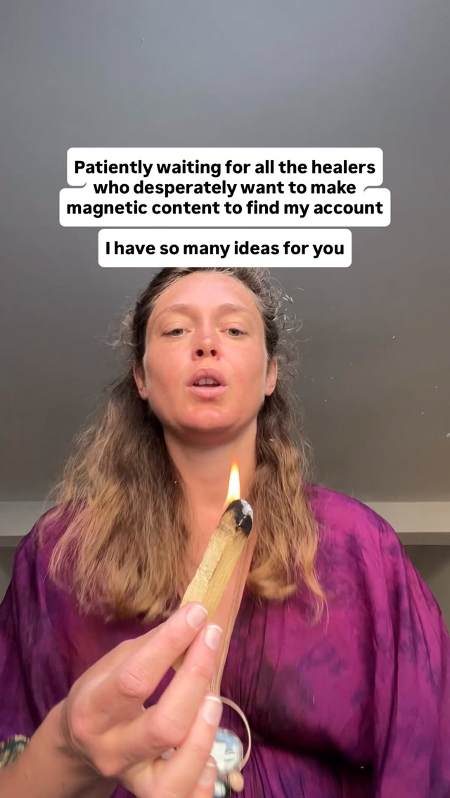 Healers, follow me @coppermyst for authenticity-lead content tips that make you magnetic to your most soul-aligned clients 🧲
Blow up your engagement, reach more people, grow your business, + make more money 💃