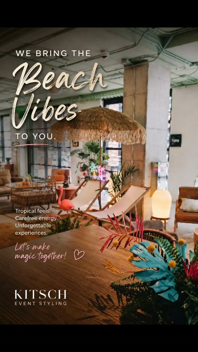 We bring the beach vibes to you! 🏝🌊🙌