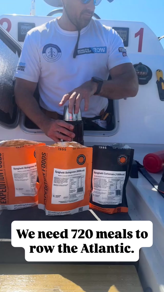 🍴 FEED A ROWER IS LIVE! 🚣♂️🌊
We’re buying the final food packs for the Atlantic right now, before FREEDOM ships to the start line.
So if you’ve been meaning to support us, now is the time!
You can literally help put food in the boat:
🥨 £5 = give a rower a snack
🍽️ £10 = feed a rower a meal
We’ve got a LOT of food to buy for 3,000 miles across the Atlantic — and every £5 or £10 helps.
All while supporting our three charities: Move Against Cancer, Young Lives vs Cancer and The OddBalls Foundation.
Feed us. Fuel the row. Help get us to Antigua. 🌊
👉 Link in bio
If you’ve been thinking “I’ll donate soon”… this is soon. ❤️
#FeedARower #CoastalCommanders #WorldsToughestRow #AtlanticRow #MoveAgainstCancer YoungLivesVsCancer OddBalls