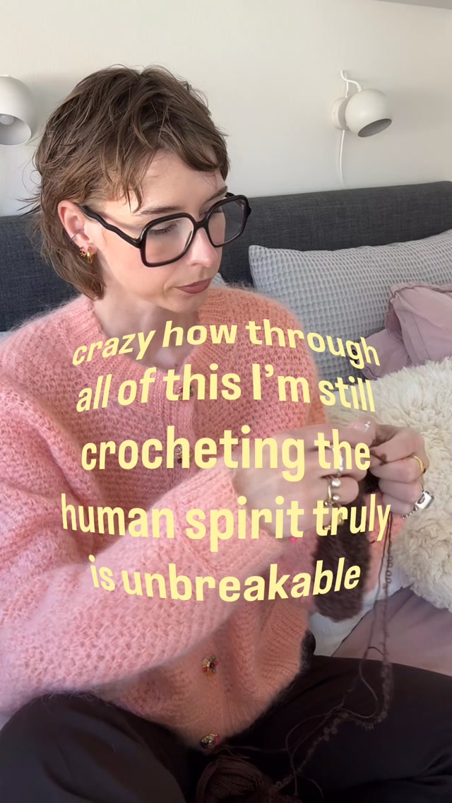 Me, currently living through the worst year of my life: haha yeah I guess I’ll crochet a few rows <:^)
As always, mental health matters, take care of yourself and each other, my DMs are open if you need me <3