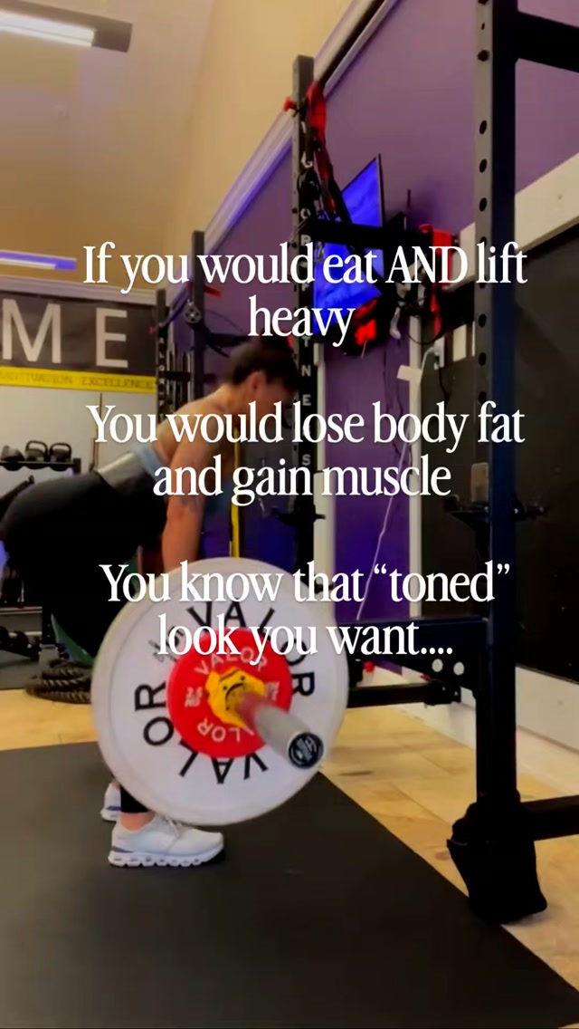 “Toned” isn’t a special type of muscle. It’s simply having enough muscle with less body fat covering it.
Strength training gives your body the stimulus to build and maintain muscle.
Protein provides the building blocks to repair and grow it.
Carbs help you train harder, replenish glycogen and recover.
A calorie deficit, when fat loss is the goal, helps reduce body fat while you work to preserve that muscle.
So eating less and doing more cardio isn’t automatically the answer.
Fuel. Lift. Recover. Repeat.
You don’t “tone” muscle.
You build muscle and reveal it. ✨️
Comment " BUILD " to learn how to train with us at any level!
#buildmuscle #osteoporosis #ozempic #GLP-1 #trending