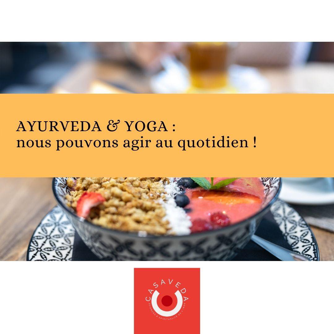 Oui nous pouvons agir, prendre notre bien-être en main. Pour cela une seule chose est indispensable : le désir, la volonté d’être dans la vie et d’en faire la plus belle des expériences quelques soient les épreuves. Pour cela, grâce à l’Ayurveda et au Yoga, votre quotidien devient votre meilleur allié. Le seul investissement à faire est de prendre du temps pour vous, même 10mn par jour pour ancrer la pratique, la détermination, la joie d’être en accord avec soi et la conscience d’être en harmonie avec les lois universelles et avec celles et ceux qui nous entourent.
Programme ‘Philosophie et pratique de l’Ayurveda et du Yoga au quotidien’
A lire : https://www.casaveda.online/post/ayurveda-une-science-millénaire-au-service-de-votre-santé-au-quotidien
www.casaveda.online
#ayurveda #ayurvedalifestyle #bilanayurvedique #ayurvedacoach #remiseenforme #detox #amincissement #regeneration #energiepositive #ayurvedaphilosophie #ayurvedachezmoi #ayurvedaenligne #yoga #yogachezmoi #yogainspiration #yogatherapeutique #yogacoach #yogaphilosophie #ayurvedicyoga #etreenforme #bonneshabitudes #pleineconscience #bienveillance #bodymindsoul #corpsameesprit #nouvelleaquitaine #ayurvedafrance #yogafrance