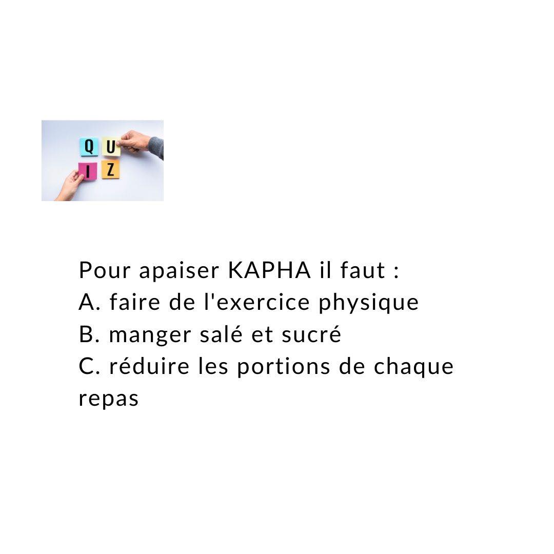 En hiver vous rêvez de rester sous la couette ou dans le canapé avec un bon chocolat chaud ??
Rien d’anormal.. l’hiver est une saison influencée par Kapha, dont les qualités sont froid, humide, immobile en raison de ses deux éléments constitutifs : la Terre et l’Eau. Ce qui explique la tendance à avoir envie d’ hiberner et l’attrait pour les goûts sucrés, le goût sucré ou doux Madhur en sanskrit étant lui aussi composé de Terre et d’Eau.
Visualisez la terre et l’eau dans la nature et vous comprendrez les qualités de Kapha.
Pour compenser le corps va avoir besoin d’énergie.. on a parfois envie de manger plus .. mais il faut surtout manger mieux et surtout booster le feu digestif en utilisant des epices comme le gingembre, la cannelle, le poivre , le clou de girofle.
Autre moyen de booster le métabolisme : bouger plus ! Pratiquer des postures dynamiques, des exercices rechaufffants de Pranayama.
Deux réponses possibles :
faire de l’exercice physique
diminuer les portions
Sinon Kapha risque de s’aggraver, surtout si votre Prakriti est dominée par Kapha .. et Kapha en excès est synonyme de prise de poids, retention d’eau, œdèmes, lourdeur, nausées mais aussi renfermement sur soi, déprime.
Donc Ok pour le chocolat chaud .. mais parfumé de cannelle et de gingembre .. et seulement après une bonne marche dans la nature !!
Les quizz sont l’étape finale de chaque module de nos formations ‘philosophie et pratique de l’ayurveda et du yoga au quotidien’ .. découvrez - les en details sur le site www.casaveda.online.
bon dimanche !!
#ayurveda #bilanayurvedique #ayurvedacoach #remiseenforme #detox #amincissement #regeneration #energiepositive #ayurvedaphilosophie #yoga #yogachezmoi #yogatherapeutique #yogacoach #yogaphilosophie #ayurvedicyoga #etreenforme #bonneshabitudes #nouvelleaquitaine