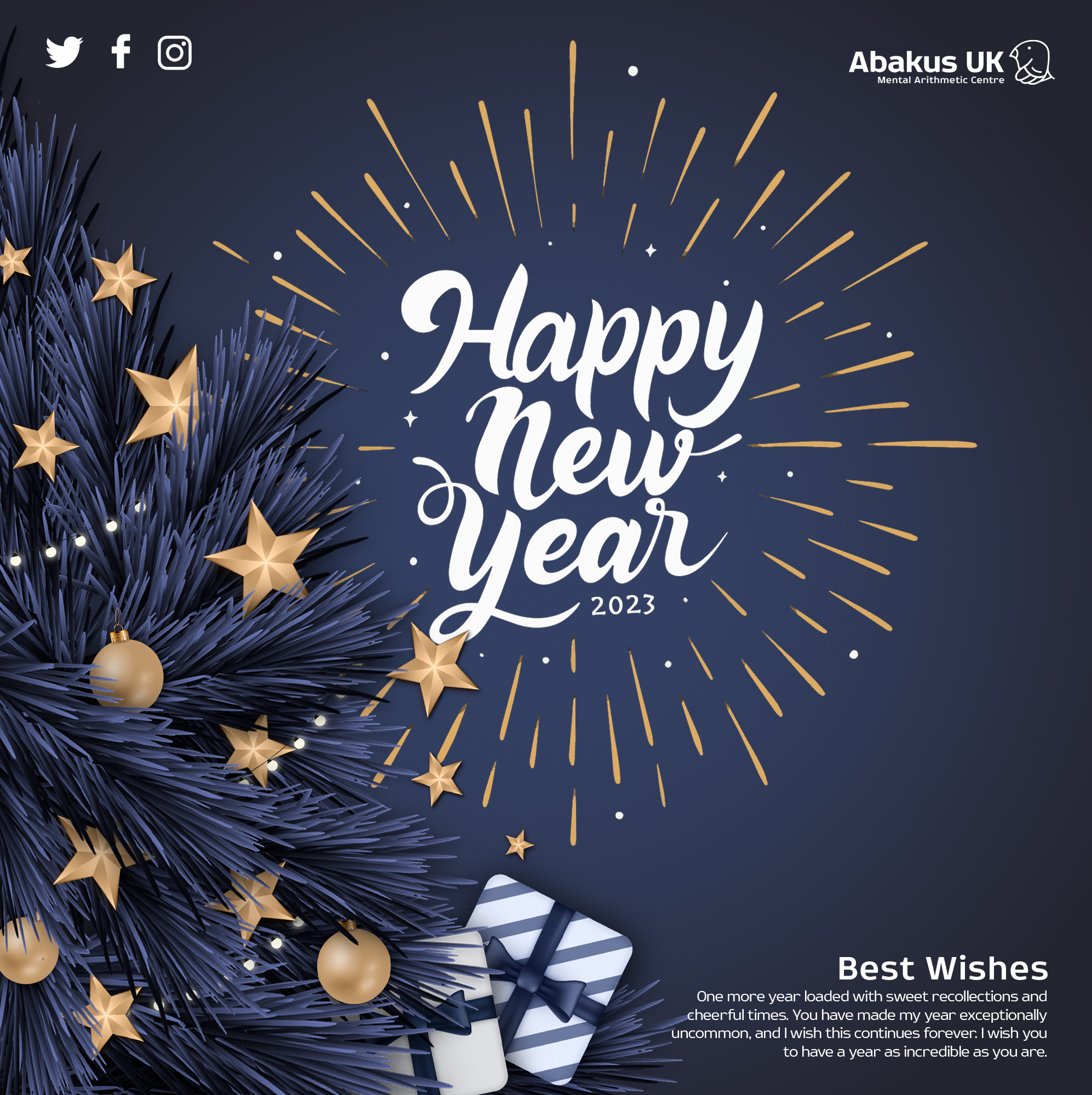 Happy New Year! All the best in 2023.
Start the year with Abakus UK. Improve your child's math and cognitive skills.
#AbakusUK #Maths #AbakusEurope #Abacus
#Arithmetic #education #abakus #абакус #newyear #newyear2023 #hogmany