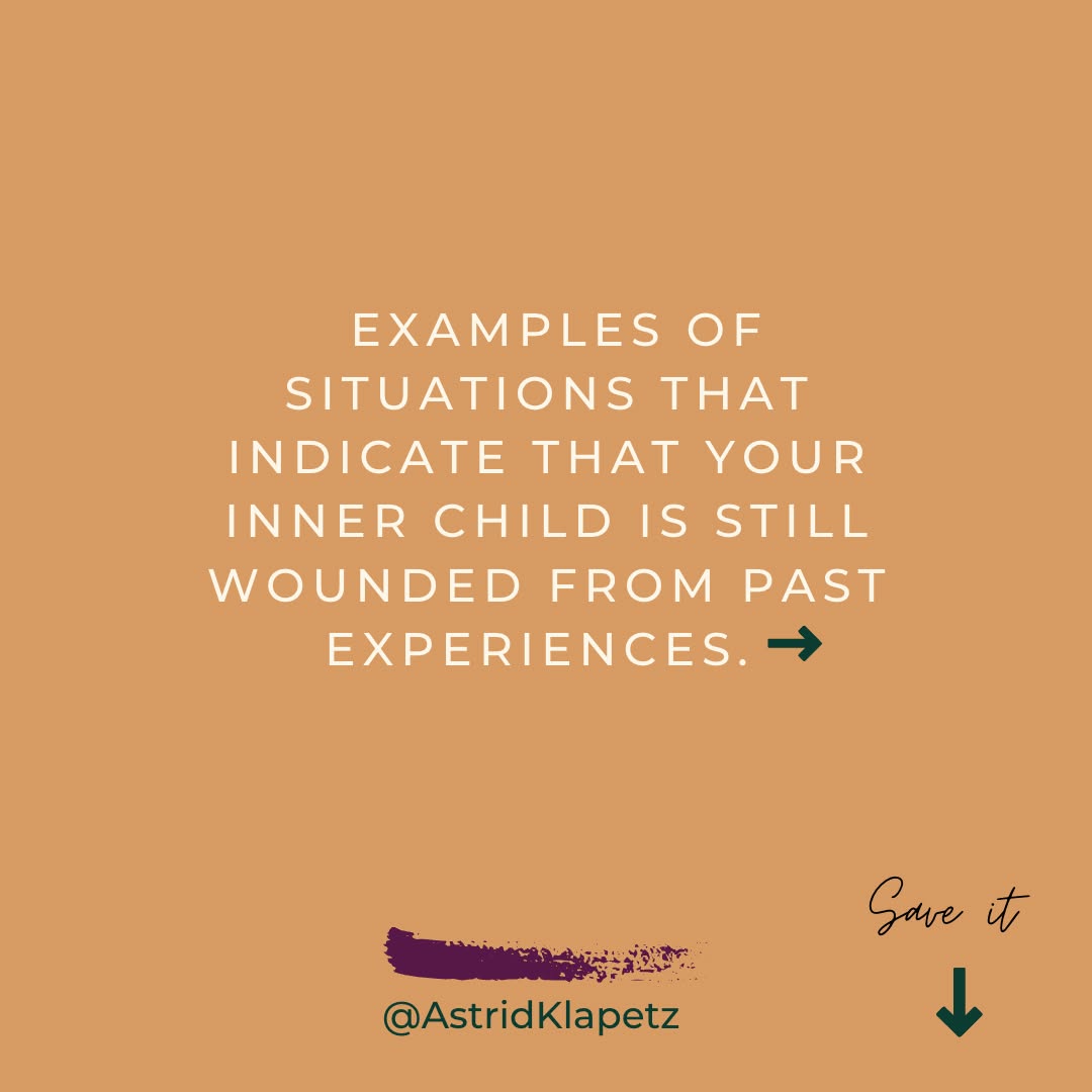 Unsure if your or someone else's inner child is still wounded? ✨
I find examples of situations the easiest way to find out, as it is often difficult to see our own behaviours and patterns. Do they help you as well?
What else would you like to know or understand better about healing your Inner Child? Are you making any progress so far?
Let me know in the comments below, I would love to connect with you. 👇
Astrid 🧡
Send it to someone who needs to hear this. 💌
#healingtheinnerchild #selflove #takingcareofmyself #healing #freedom #innerlove #peace #peacewithin #therapy #hypnotherapy #hypnosis #psychology #shadowwork #healthyrelationships #relationshipgoals #relationships #happyrelationship #bonding #relationship #happiness #emotionalhealth #emotionalintelligence #mentalhealth #therapy #innerchild #innerchildwork