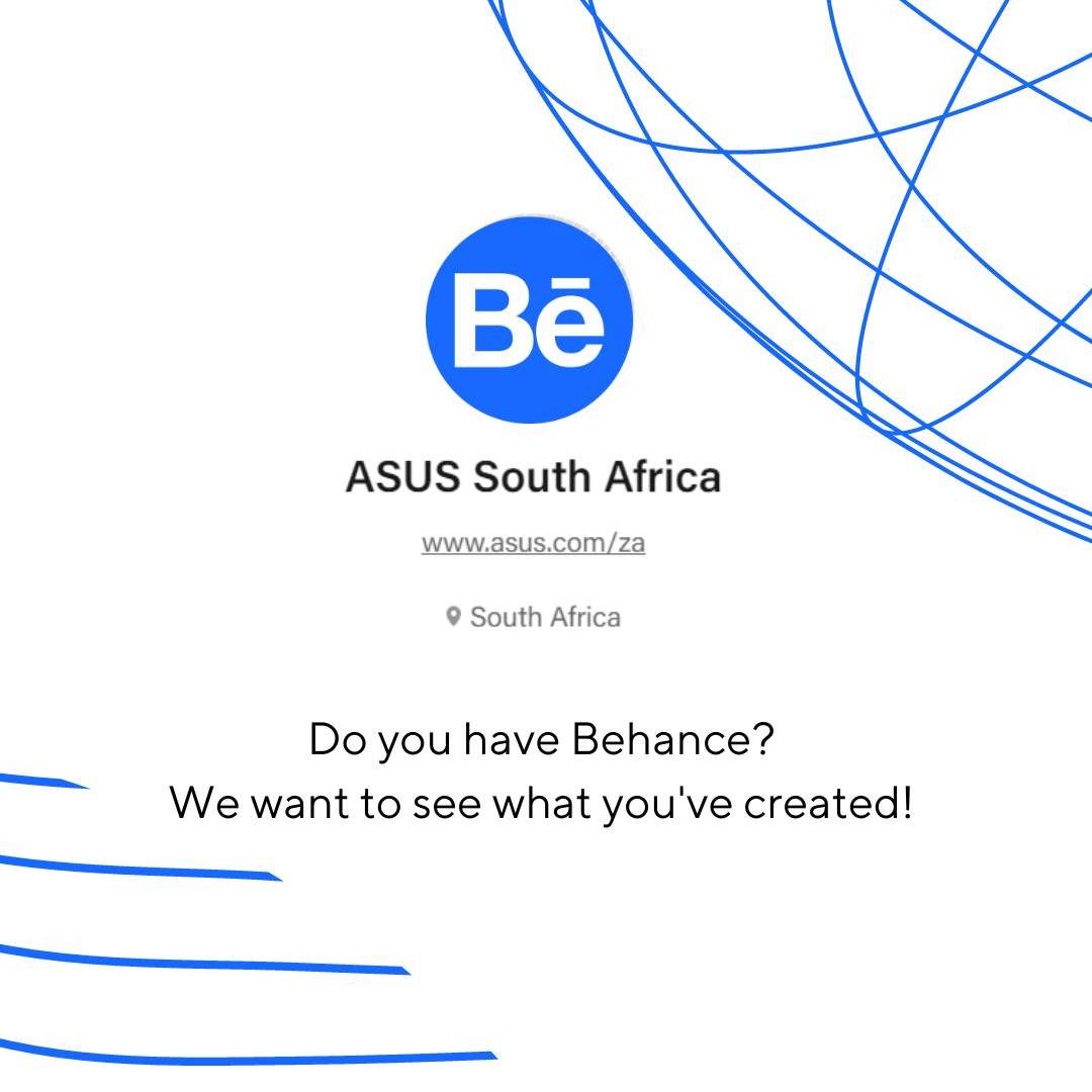 Send us a DM or pop your Behance name in the comments!
We want to see what you've got. 😆 #CreateWithASUS