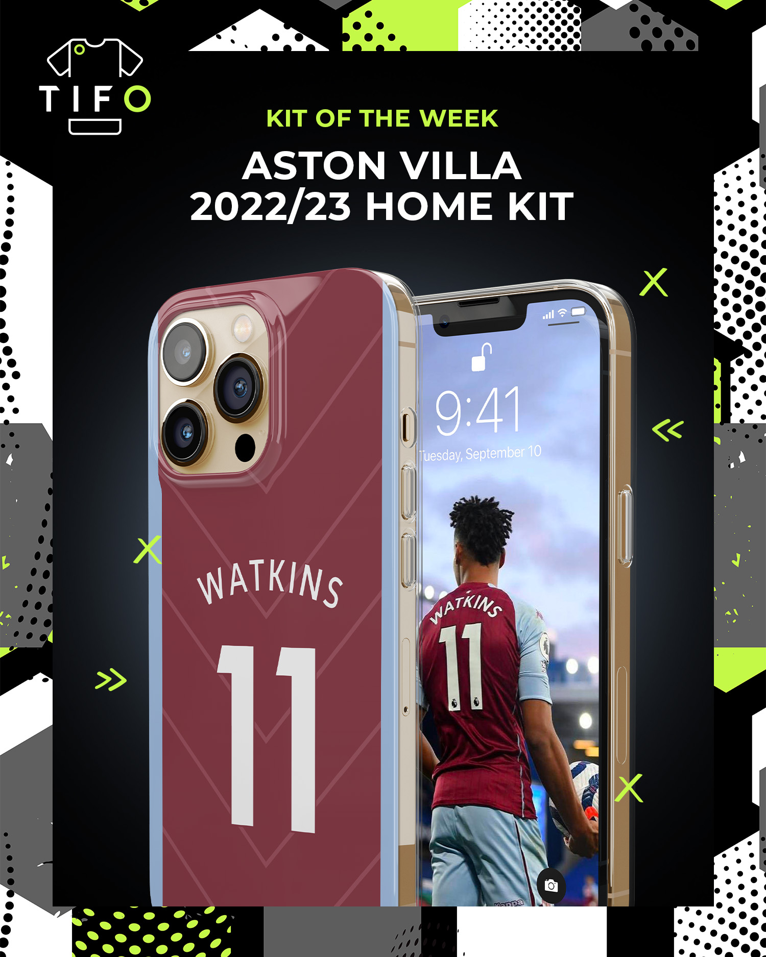 This week's Kit of the Week is 𝐀𝐬𝐭𝐨𝐧 𝐕𝐢𝐥𝐥𝐚 𝐇𝐨𝐦𝐞 𝐊𝐢𝐭..
Aston Villa have been a real force since Unai Emery took over at Villa Park. Scoring in each of their 17 games under the Emery and look to be a real challenger for European football ⚔️
Will Aston Villa make it into Europe? ⤵️
Our Aston Villa Home Kit Phone Case with FREE personalisation is available to purchase via tifocases.com (Link in bio)
The ideal gift for any Aston Villa supporter 📲
-
#avfc #astonvilla #villa #astonvillafc #emery #unaí #unaiemery #premierleague #pl
