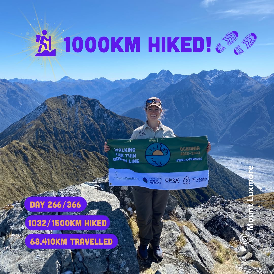 Celebrating Earth Day in style - 1032km hiked! ๐คฉ๐ฅณ
What an adventure it has been so far on leg 2 of Walking the Thin Green Line Oceania! From the stunning beaches of the Marlborough Sounds and Rakiura to the gorgeous peaks of the Southern Alps, I've already hiked over 350km (covering an impressive elevation gain given it's NZ! ๐ป) and connected with countless Rangers or Kaitiaki in Mฤori, meaning guardians and protectors of the land or Whenua โค๏ธ
Learning about their work, experiences, and dedication to protecting Whenua has been truly inspiring ๐ As I continue travelling through the North Island and onto our Pacific Island cousins, I'm excited for all the amazing places (particularly volcanoes! ๐ป๐ค) I'll see and people I'll meet. This expedition is not just about raising awareness for conservation efforts in Oceania but also building a community of support for our Rangers who dedicate their lives every day to protect nature's treasures ๐
There's still a long road/trail/ocean voyage ahead of me but the more incredible Rangers I meet and the amazing positive change I see when they realise they are part of a valued global Ranger family, the more I know the expedition is really making a difference ๐ซถ๐๐ช๐๐๐ฆ๐ข๐ฆ๐๐ณ๐ด๐โค๏ธ
Follow along on the journey at walkingthethingreenline.com!
TTFN
Danger Ranger
#walk4rangers #RangersDownUnder #oceanianature #ConservationHeroes #ProtectOurPlanet @docgovtnz @thingreenlinefoundation @atomosglobal @international_ranger_fed