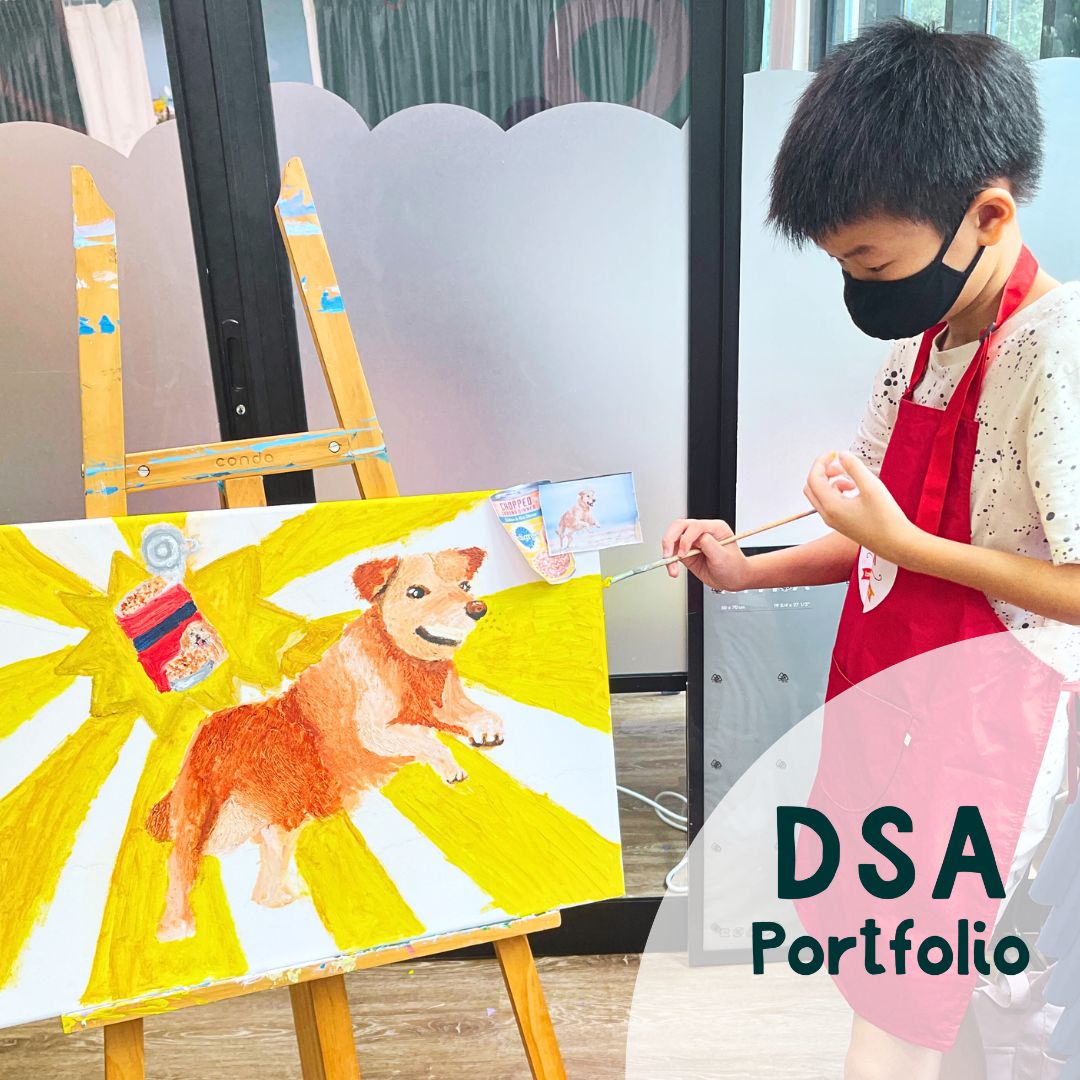 🎨 Our talented students' artworks will be featured in our upcoming September fundraiser auction at The Arts House! These creative and beautiful narrative pieces will be on sale, so please mark your dates, 9th and 10th Sept 2023, and keep following us on this journey while we share our students process, creating over 70 auctionable artworks to help the underprivileged children in Singapore!
Here’s a little sneak peek at C's auction artwork that we have been working on for @childrenforchildrensg showcase!
Students were told a story about an owl who can't read, and were encouraged to empathise and relate to the characters. 🦉 Can you make a guess what C's artwork narrative could be about? 🐾
With this fundraising initiative, we hope to raise funds for our sister charity, Curious Thoughts Giving. Stay updated as we are going to post more behind-the-scenes of the children’s auction artworks!
Hint: It's about a little golden retriever that needed some help at jumping through hurdles! 💥
#artwonderlandsg #ChildrenforChildren #DSA #portfoliobuilding #childrenartclass #childrenartsg #curiousthoughtsgiving #sgcharity #fundraising