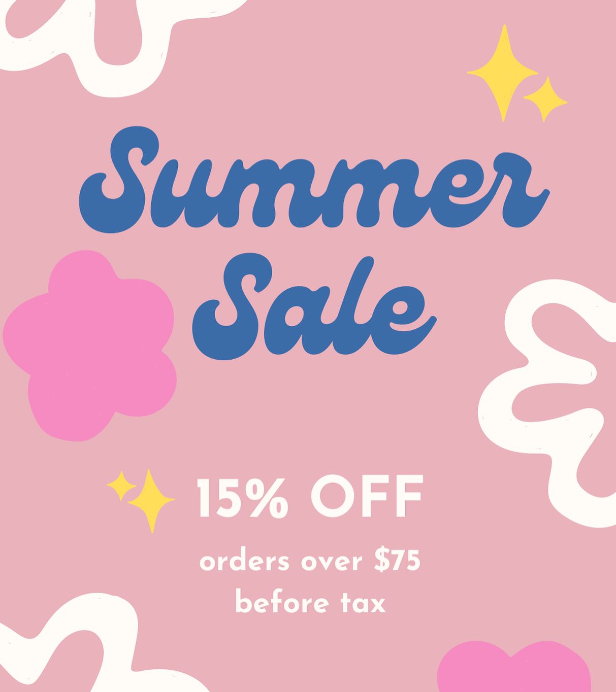 ✨SUMMER SALE✨ Till July 20th, you can get 15% off on subtotals over $75!
.
Just head over to our website unikacosmetics.com (there’s also a link in our bio ☺️)
.
Happy Summer and enjoy!! 🥳