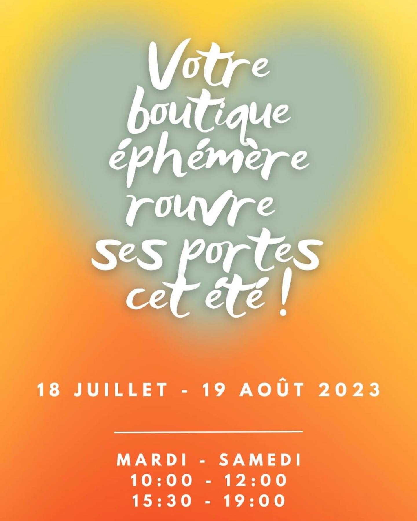 C’est au 4, rue du Commerce à Saint-Saulge à côté de l’Office de Tourisme. Du 18 juillet au 19 août, du mardi au samedi, de 10h à 12h puis de 15h à 19h
On vous y attend nombreux !