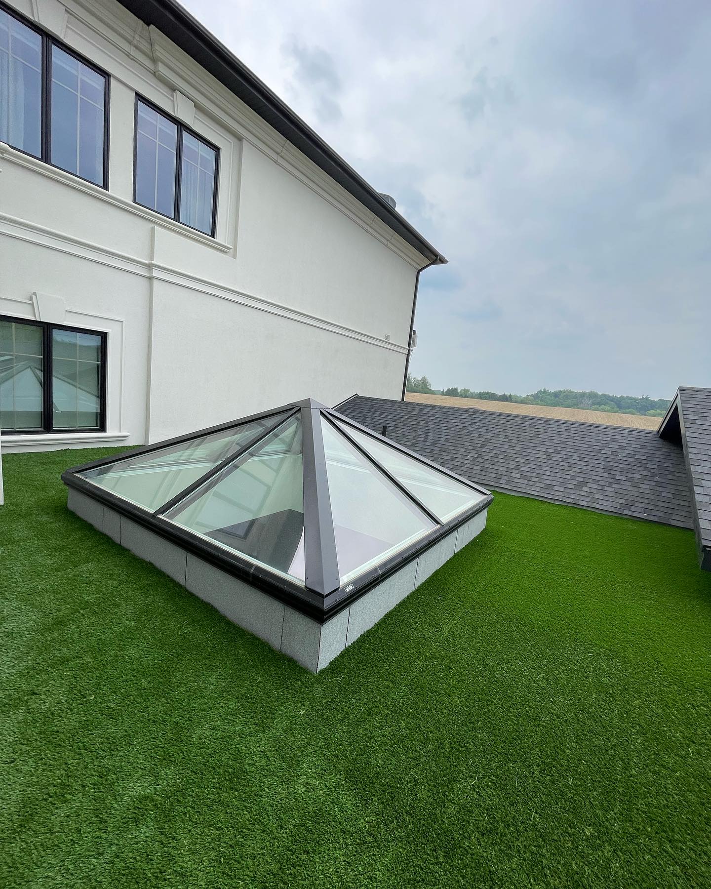 Our clients love the green roof look without the maintenance ✨🌱 #nevermowagain