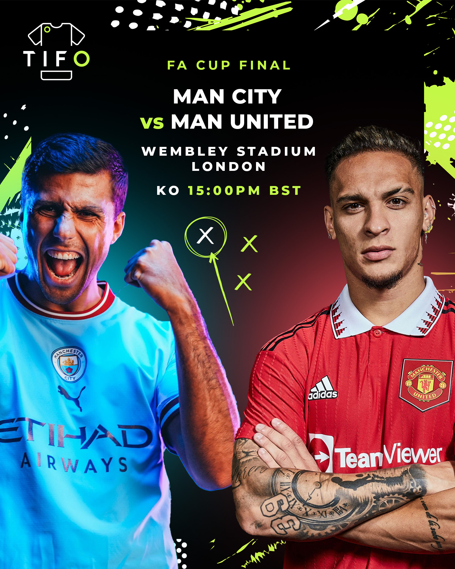 FA Cup Final 🏆
Manchester City v Manchester United ⚔️
Wembley Stadium, London 🏟️
15:00 BST ⏱️
Who are you backing to lift the 142nd FA Cup?
#MUFC #RedDevils #GGMU #UnitedTogether #ManchesterUnited #OldTrafford #RedArmy #MUFCfamily #WeAreUnited #ManUtdPassion #MCFC #Cityzens #CTID #ManchesterCity #CityFamily #TheSkyBlues #PepGuardiolasArmy #CityInBlue #ManCityPride #BlueMoonRising
