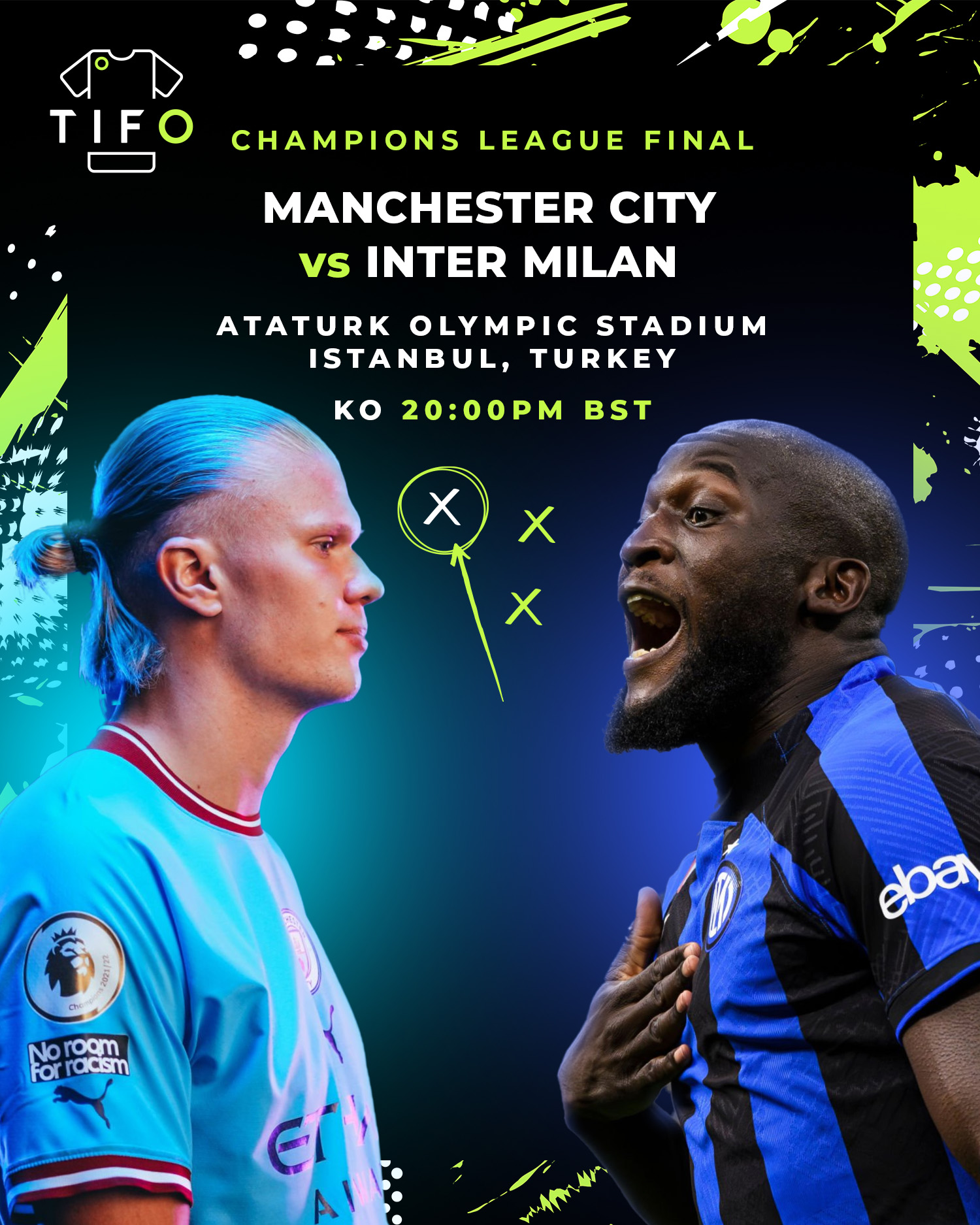 Champions League Final 🏆
Manchester City v Inter Milan ⚔️
Ataturk Olympic Stadium, Istanbul 🏟️
20:00 BST ⏱️
Who are you backing to win the biggest prize in European Football?
#InterMilan #ForzaInter #Nerazzurri #Interista #InterForever #SanSiro #InterFamily #InterPassion #Interisti #MCFC #Cityzens #CTID #ManchesterCity #CityFamily #TheSkyBlues #PepGuardiolasArmy #CityInBlue #ManCityPride #BlueMoonRising