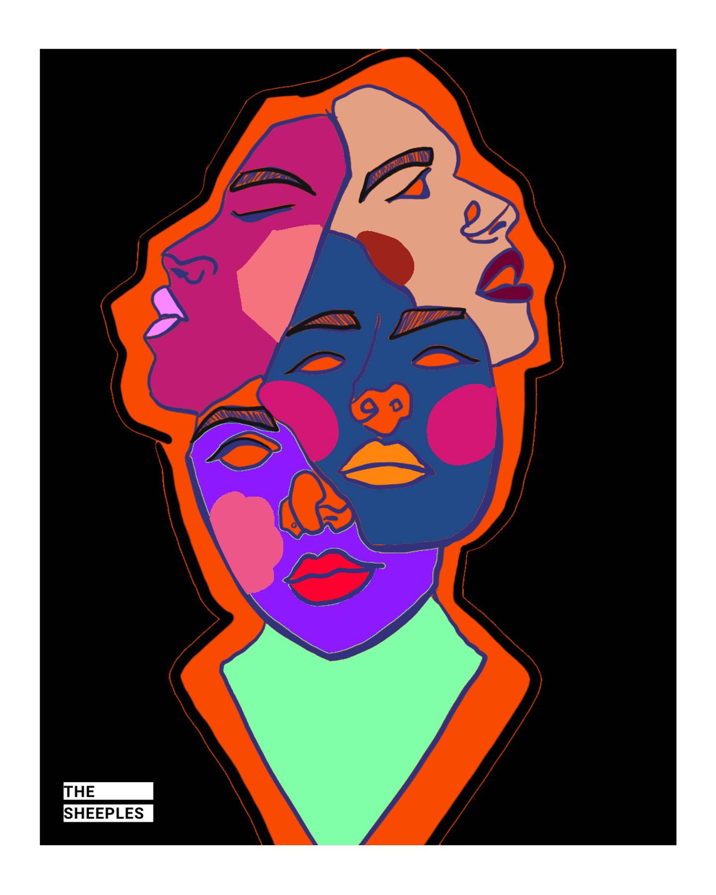 Koh, the face stealer
#sheeplesxart
- @iniraaj
#digitalartist #artistoninstagram #artist #fantasy #fantasyart #digitalillustration #womanart #womenwhopaint #colour #illustration #procreate #illustrationartists #thesheeples #sheeples #illustrator #digitalpainting #surrealart #faces #phasesoffaces #mythology #artwork #faces #surrealism