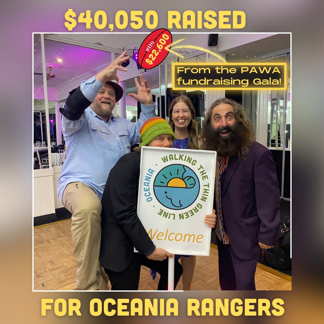 We've reached $40,050 raised for Oceania Rangers!
At the amazing Gala event organised by the Protected Area Workers Association (PAWA) at Bulli Tops on Saturday July 1st we raised a staggering $22,600! ๐ฎ ๐ช๐ฅณ
The wonderful Costa Georgiadis was an absolute rockstar MC who combined with the motivational @@seanwillmore of the @thingreenlinefoundation and the lovely tunes of @dansultanmusic to create an inspirational night. Big thank you to everyone who attended and bid in the silent auction and a massive congratulations to the hard working PAWA team who pulled it all together, you are awesome!
Combined with the $17, 451 raised up to the end of June, Walking the Thin Green Line has now raised more than $40,000 which is phenomenal!
With less than a month to go I'm so humbled and thankful for the support you have all shown to contribute so much to help Oceania Rangers protect our beautiful, unique and incredibly important natural and cultural heritage โค๐คฉ
I know that many of the Rangers I have already met will be extremely touched by your support and very excited about what this means for Ranger to Ranger initiatives in Oceania.
I know that many of our Oceania Rangers feel unseen, unheard and poorly understood. They value their cultures and the places and species they protect sometimes more than their own lives. By donating to the Oceania Fund and the Thin Green Line Foundation you are demonstrating to our Oceania Rangers that they are seen, heard and truly valued.
For those who have already donated, thank you from the bottom of my heart. For those who haven't yet, and are in a position to do so, please give generously (link in bio) to support these wonderful human beings and show that you stand too with Oceania Rangers.
TTFN
Danger Rangers
#walk4Rangers @thingreenlinefoundation @int_ranger_fed @nswnationalparks @costasworld @dansultanmusic @seanwillmore @doctormcdougall