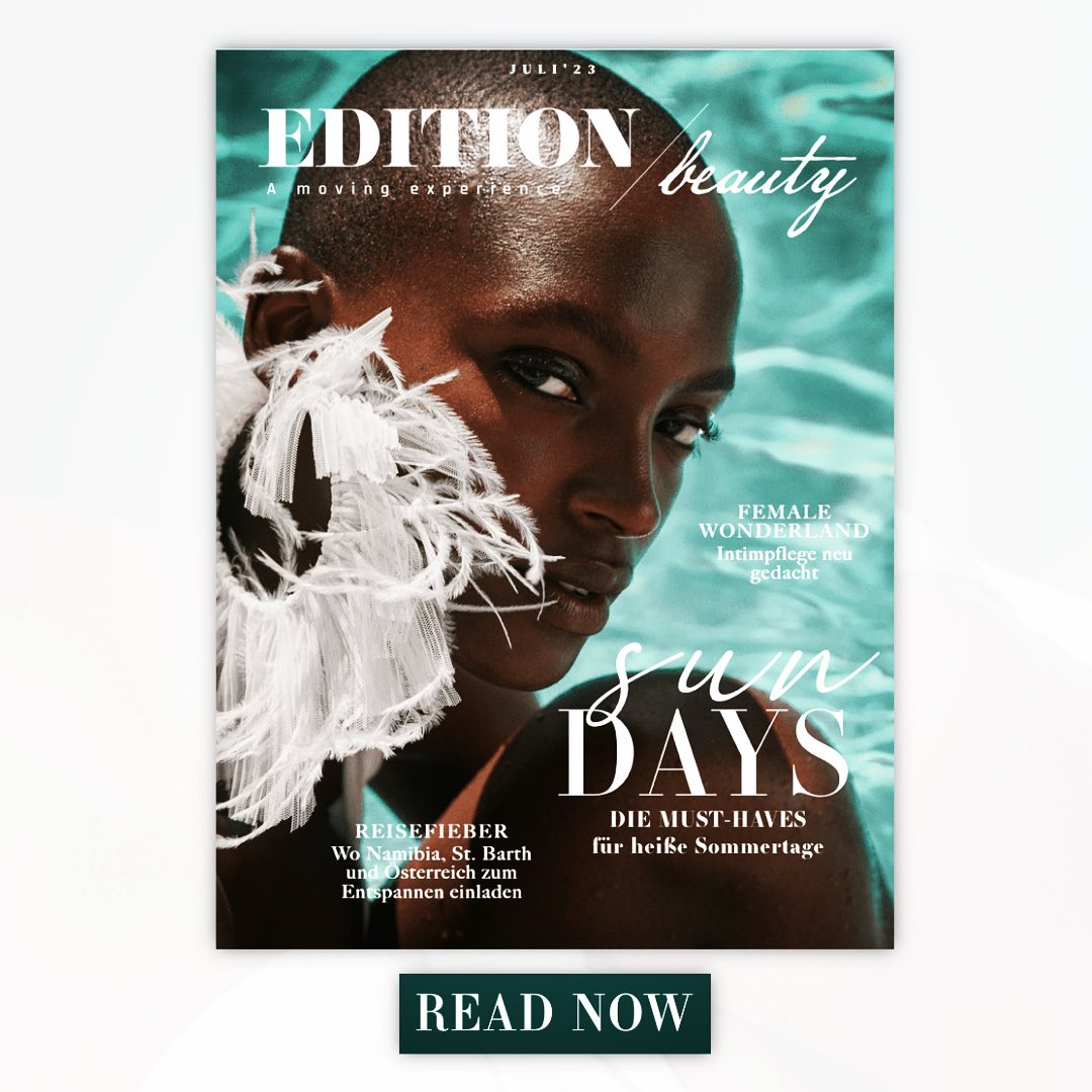 OUT NOW 💥
Edition Beauty Issue #3/23
www.editionbeauty.de
ART DIRECTION for EDITION BEAUTY by me @nedorostangelina
#nedorostangelina #grafikdesign #editorialdesign #editorial #editorials #kreativagentur #designstudio #münchen #munich #logo #bayern #creativeagency #animiertesmagazin #design #digitalmagazine #layouts #onlinemagazine #animationdesign #beauty #editionbeauty #magazine #artdirection #artdirector #2023 #design #skincare #haircare #makeup #ästhetischemedizin #photography