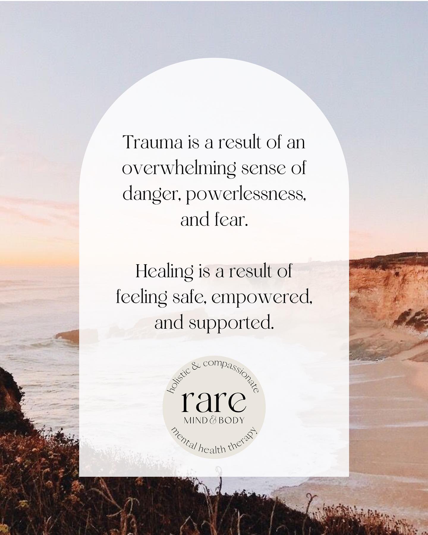 Did you know that trauma often stems from an overwhelming sense of danger, powerlessness, and fear? It's true. But the journey towards healing begins when we create a safe space, empower ourselves, and receive support. Take a moment to appreciate the calmness while exploring the transformative power of safety, empowerment, and unwavering support. ✨ #TraumaHealing #InnerPeace #EmotionalWellness #TraumaRecovery #TherapySession #PTSDSupport